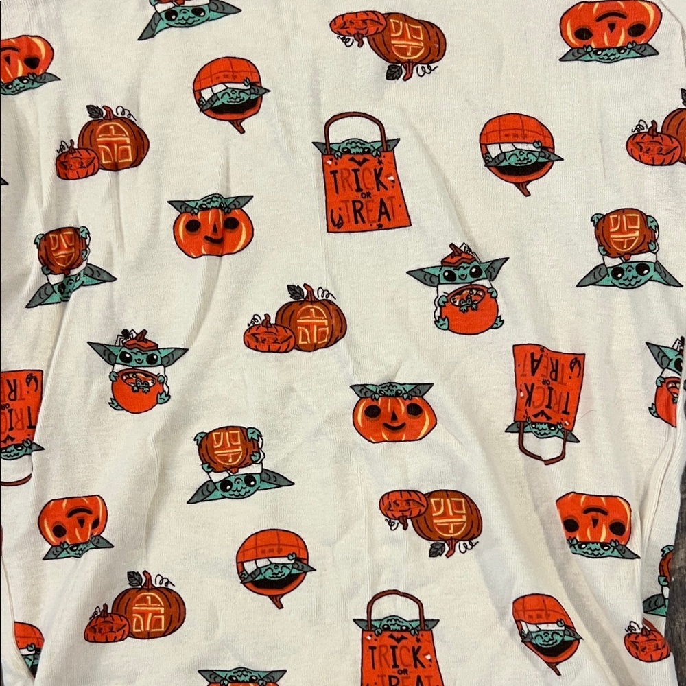 Halloween Star Wars Kids Pajama Set - Cream and Red - Picture 3 of 10